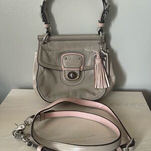 Coach 70th Anniversary Gray and Pink Women's Bag